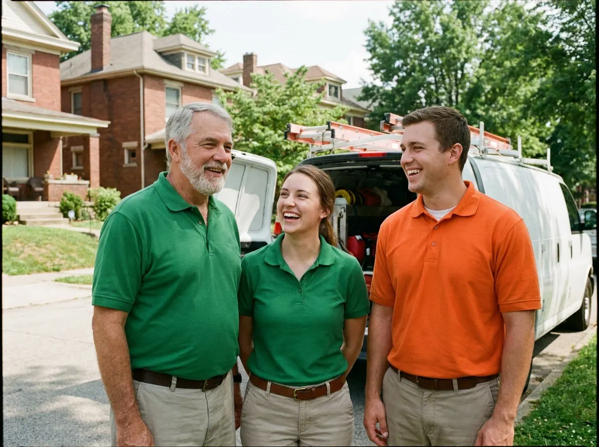 The DesertCrown Pest Services team, pest control sevice in Cincinnati, OH